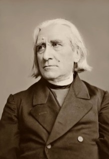 Portrait of Franz Liszt, 1811-1886, Hungarian composer, virtuoso pianist, conductor