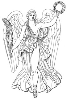 Victoria, the personified goddess of victory in ancient Roman religion