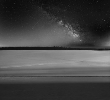 Winterscape near the village of Gewissenruh, Wesertal, Weser Uplands, Weserbergland, Hesse,
