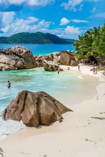 Anse Severe beach, La Digue, Republic of Seychelles, Indian Ocean