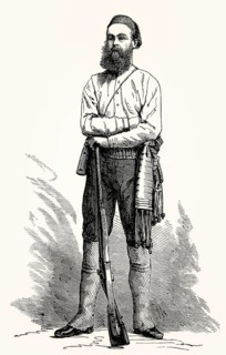 Baron Karl Klaus (Carl Claus) von der Decken, 1833-1865, a German explorer of eastern Africa