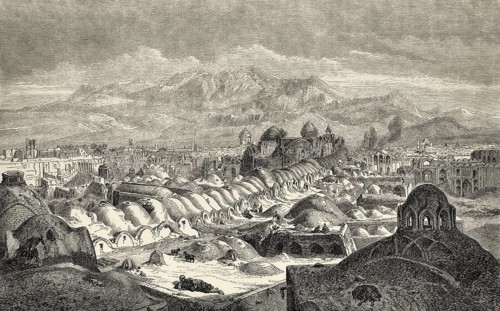 Historical Bazaar of Kashan, Isfahan province, Iran, 19th century