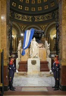 Buenos Aires, Argentina, Mausoleum of General José de San Martín in the Catedral Metropolitana de