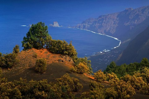 Canary Islands, view of El Hierro, Canary Islands, Spain