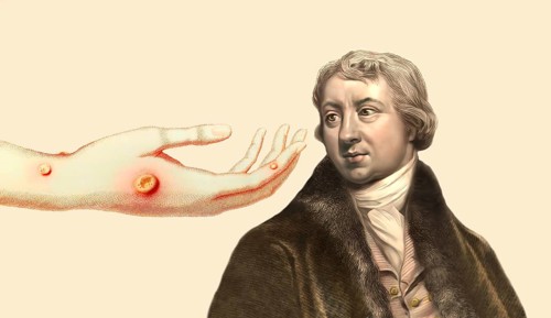 Edward Jenner, 1749-1823, English physician and scientist, digitally restored