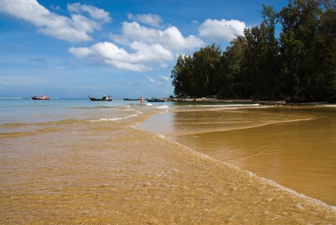 Mai Khao Beach in the north of the Thai holiday island Phuket, Thailand, Siam, Asia, Southeast