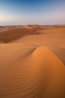 Sand dunes in the desert, near Duqm, Oman