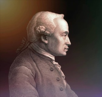 Immanuel Kant, 1724, 1804, German philosopher of the Enlightenment, digitally altered