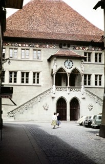 Historic town hall building, City of Bern, Switzerland, Europe 1961
