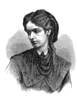 Agnes Prinzessin zu Salm-Salm, born Agnes Elisabeth Winona Leclerq Joy (25 December 1844 to 21