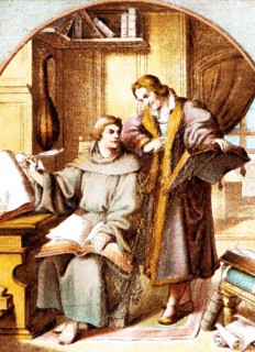 Luther and Melanchton translate the Bible, Luther's chamber at Wartburg Castle, Stages from Dr