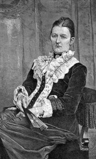 Ferdinande Maria Theresia Freiin von Brackel, 1835-1905, a German writer, Pseudonym E. Rudorf,