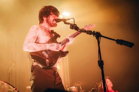 Singer Simon Neil from Biffy Clyro live on Futique Tour 2026 in Berlin's Max-Schmeling-Halle on 16
