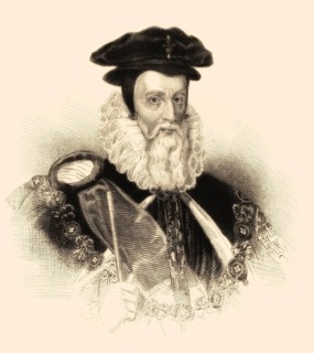 William Cecil, 1. Baron Burghley oder Burleigh, 1520-1598, englischer Staatsmann, Hauptberater von