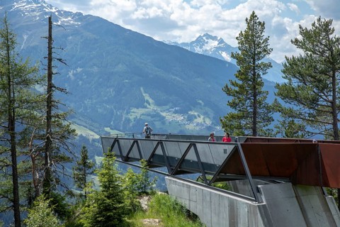 Kaunergrat Nature Park House, 6521 Fließ, Am Gachenblick, viewing platform