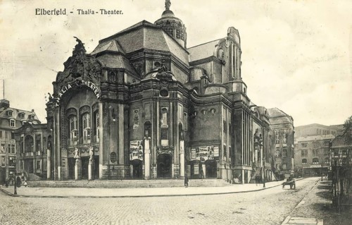 Historical postcard, picture postcard, Thalia Theatre in Elberfeld, today Wuppertal, North
