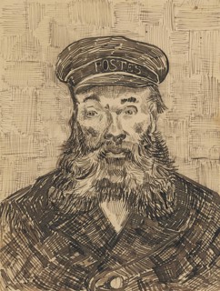 Portrait of Joseph Roulin (1888), Portrait of Joseph Roulin (1888), Painting by Vincent Willem van