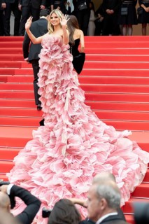 Cannes, France - 13.5.2024: Heidi Klum during the opening of the 78th Cannes International Film