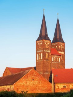 The monastery church of Jerichow Monastery, the cradle of North German brick architecture, the