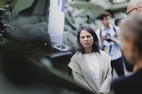 Annalena Bärbock (Alliance 90/The Greens), Federal Foreign Minister, photographed during a visit to