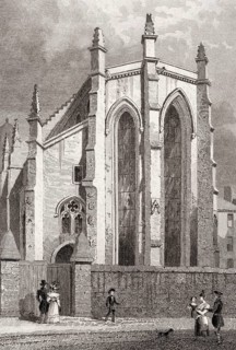 Trinity College Church, Edinburgh, Scotland, 19th century, from Modern Athens by Th. H. Shepherd