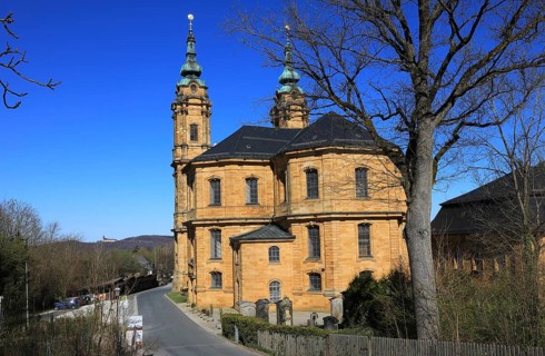 Pilgrimage church Basilica Vierzehnheiligen near Bad Staffelstein, Lichtenfels district,