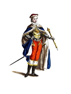 Historical clothing, fashion over time, clothing of the Count of Flanders and protector of the