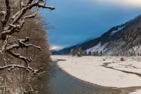 Rissbach creek in the Eng valley, Karwendel mountains, Austria