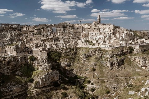 Matera in region Bazylikata, Italy - commonly referred to as town carved out of the rock