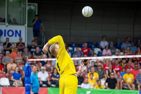 Fistball: TSV Pfungstadt against Union Tigers Vöcklabruck (IFA 2024 Fistball World Tour Finals