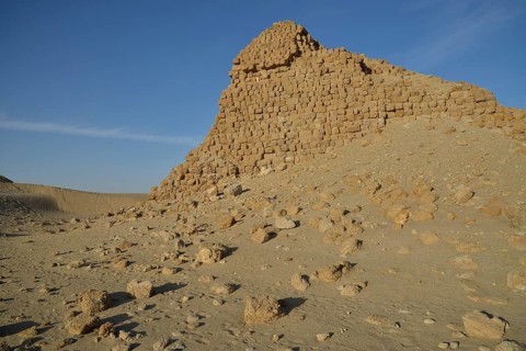 Pyramid in Nuri, Northern, Nubia, Sudan