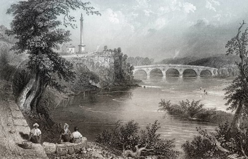 Coldstream Bridge, Northumberland, England, Great Britain