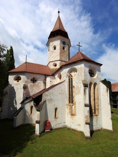 Fortified church of Tartlau, Prejmer, one of the best preserved fortified churches in Transylvania,