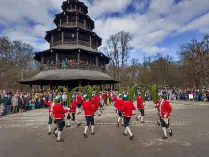 Schaeffler dance in 2026 in the English Garden, behind the Chinese Tower. The event takes place