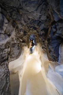 Volcanic tunnel, Fundación César Manrique, César Manrique Foundation, interior view, Tahíche,