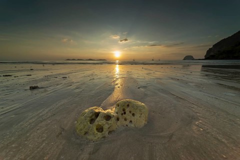 Sunset at Charlie Beach, Koh Mook Island, Andaman Sea, Thailand, Southeast Asia