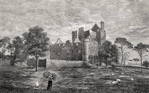 Craigmillar Castle, Edinburgh, Scotland, 19th century