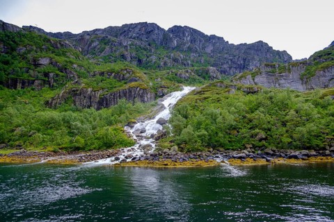 Trollfjord, Lofoten, Nordland, Norway