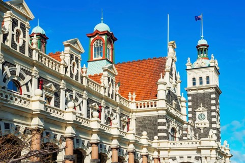 Dunedin Railway Station, Dunedin, Otago Region, South Island, New Zealand