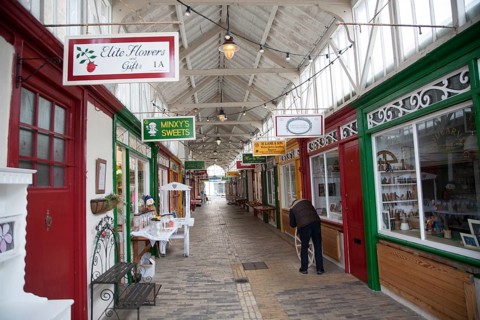 The Pannier market in Bideford, Devon, England, United Kingdom