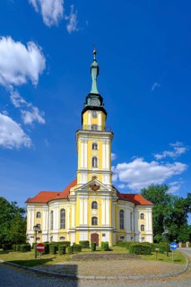 Protestant Church of St Sophia in Pokoj, Namyslow District, Opole Voivodeship, Upper Silesia,