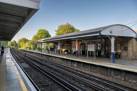 Underground station, Kew, London, England, Great Britain