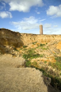 Rapid coastal erosion, Walton on the Naze, Essex, England, United Kingdom