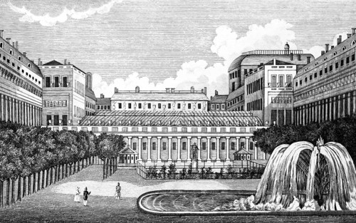 Palais Royal in the First Arrondissement, Paris, France, royal palace, built 1633-39, Cardinal