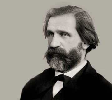 Giuseppe Verdi, 1813 – 1901, Italian opera composer, digitally edited