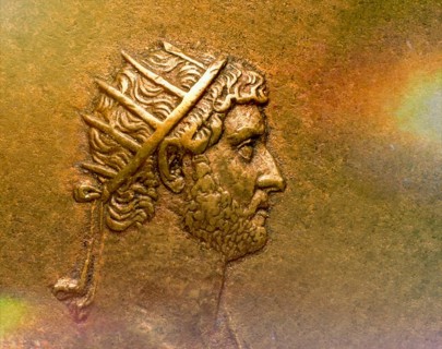Hadrian or Publius Aelius Hadrianus Augustus, 76 - 138, Roman emperor, digitally edited