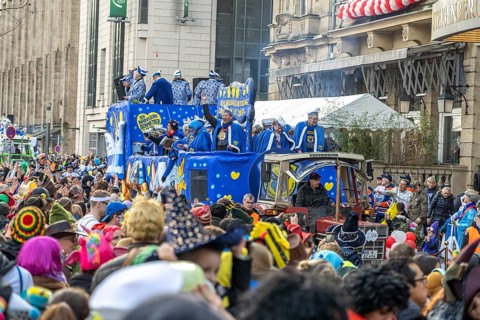 Rose Monday parade Carnival parade in Düsseldorf, North Rhine-Westphalia, Germany