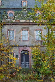 Neusorge Castle is a decaying baroque castle complex in the Zschöppichen district of Mittweida in