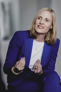 Marie-Christine Ostermann, President of the Association of Family Entrepreneurs, recorded during an