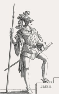 Isaac II Angelos or Angelus, Byzantine Emperor from 1185 to 1195, and again from 1203 to 1204